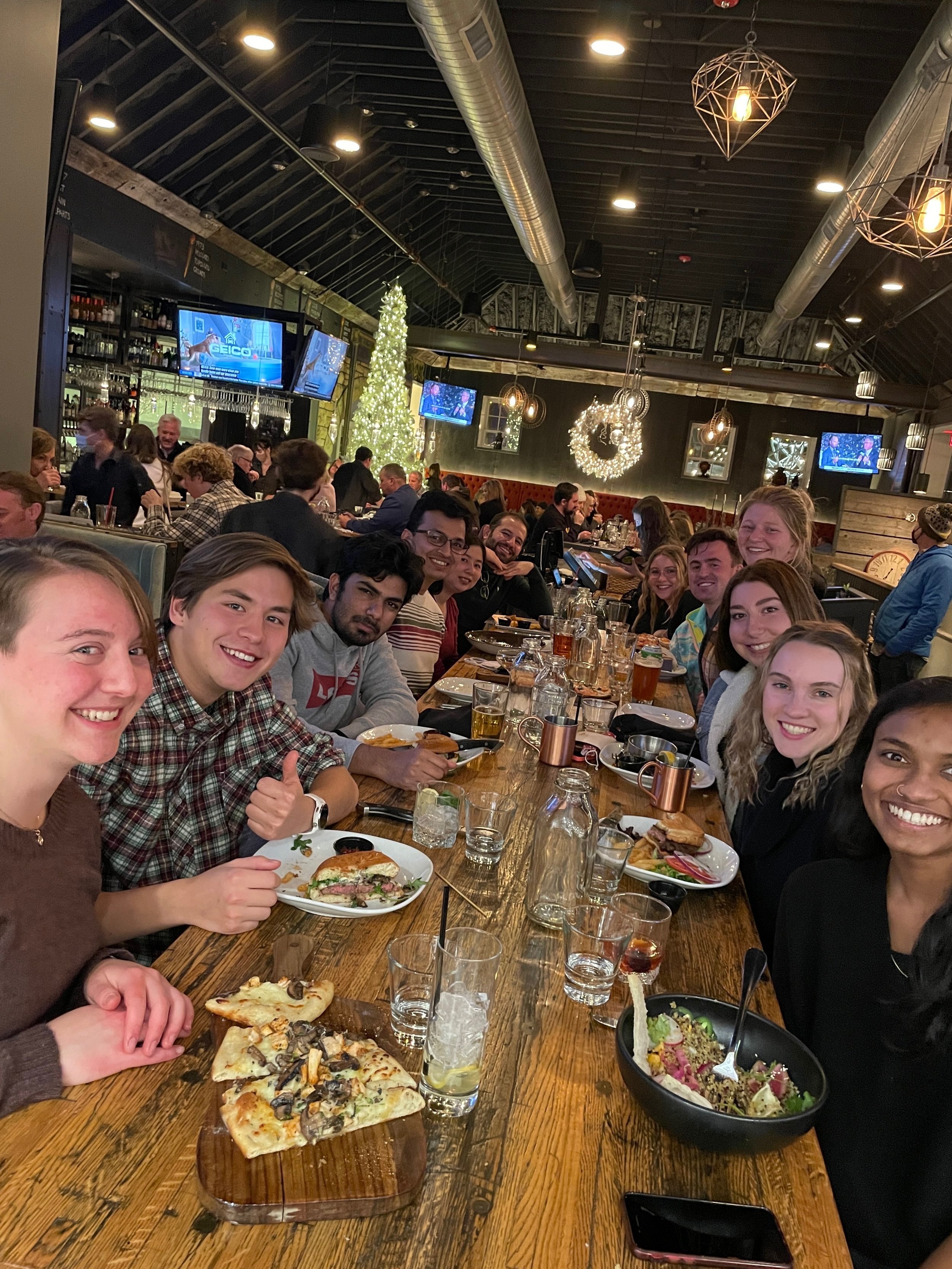 Kasinath - Aydin Joint Lab Christmas Dinner