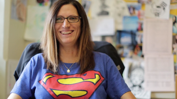 Suzy Setterholm in her classroom. Photo by Libby Spears.