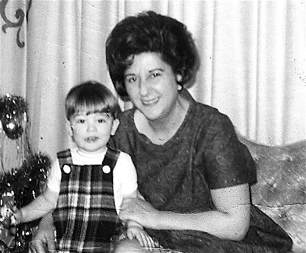 This is the real Ooma Tesoro and her grandson, Michael Tesoro (circa 1969) She is the inspiration and spirit of Ooma Tesoro's.