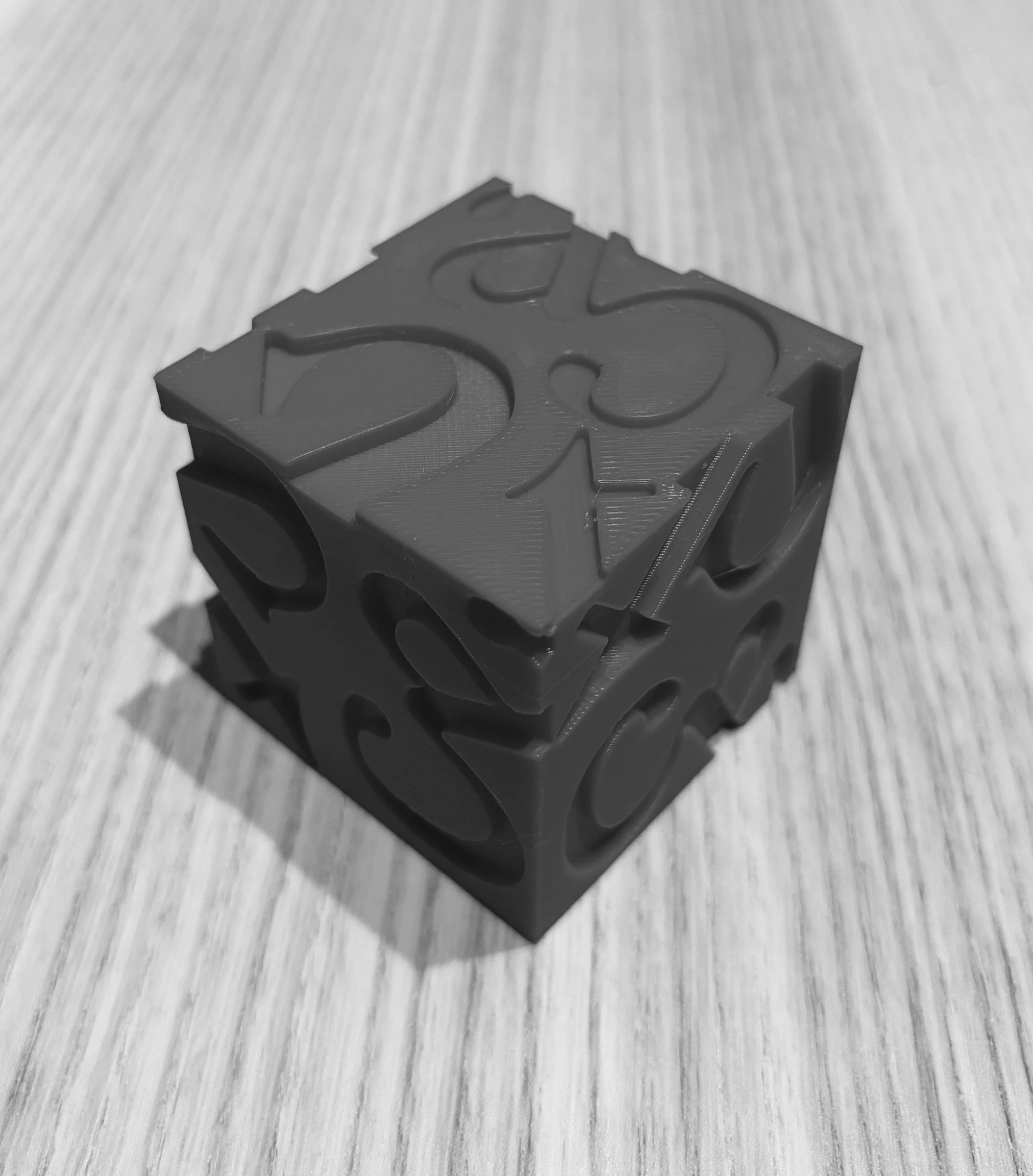 2" Solid Character Block