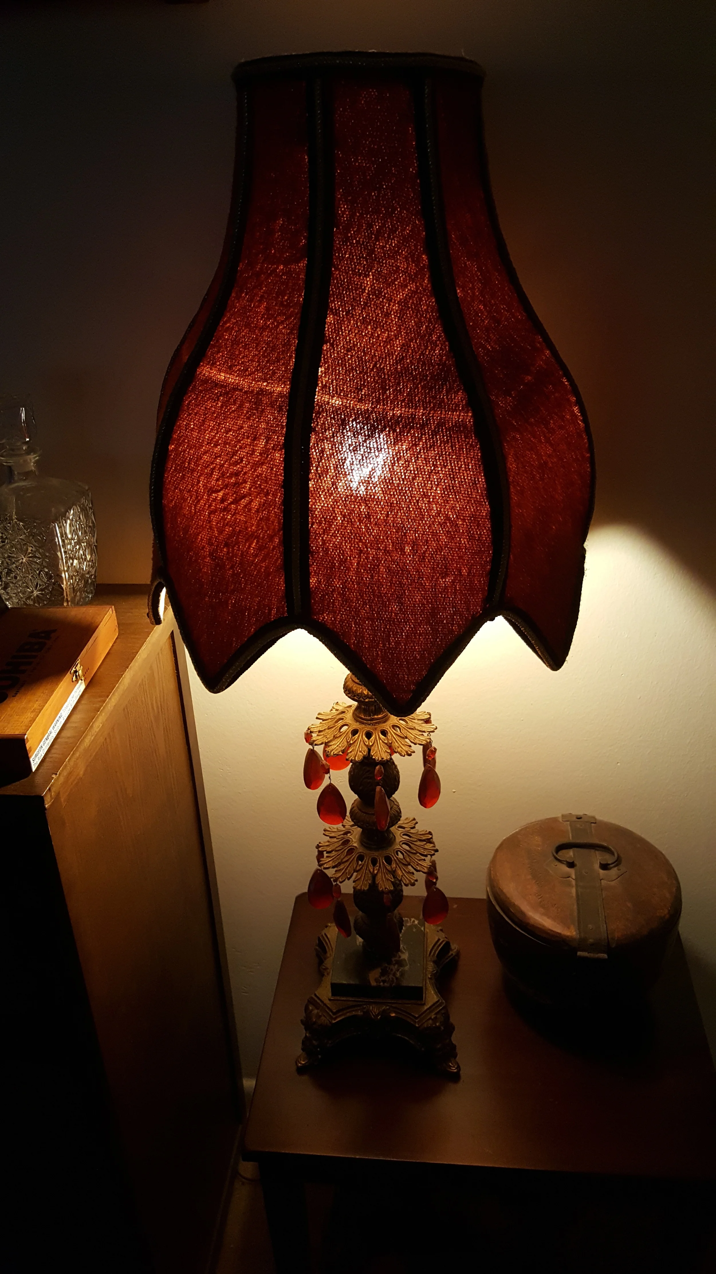 Tony's Grandma's brothel lamp talked about on many episodes. 