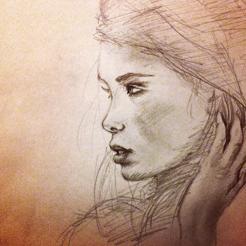 Graphite on paper