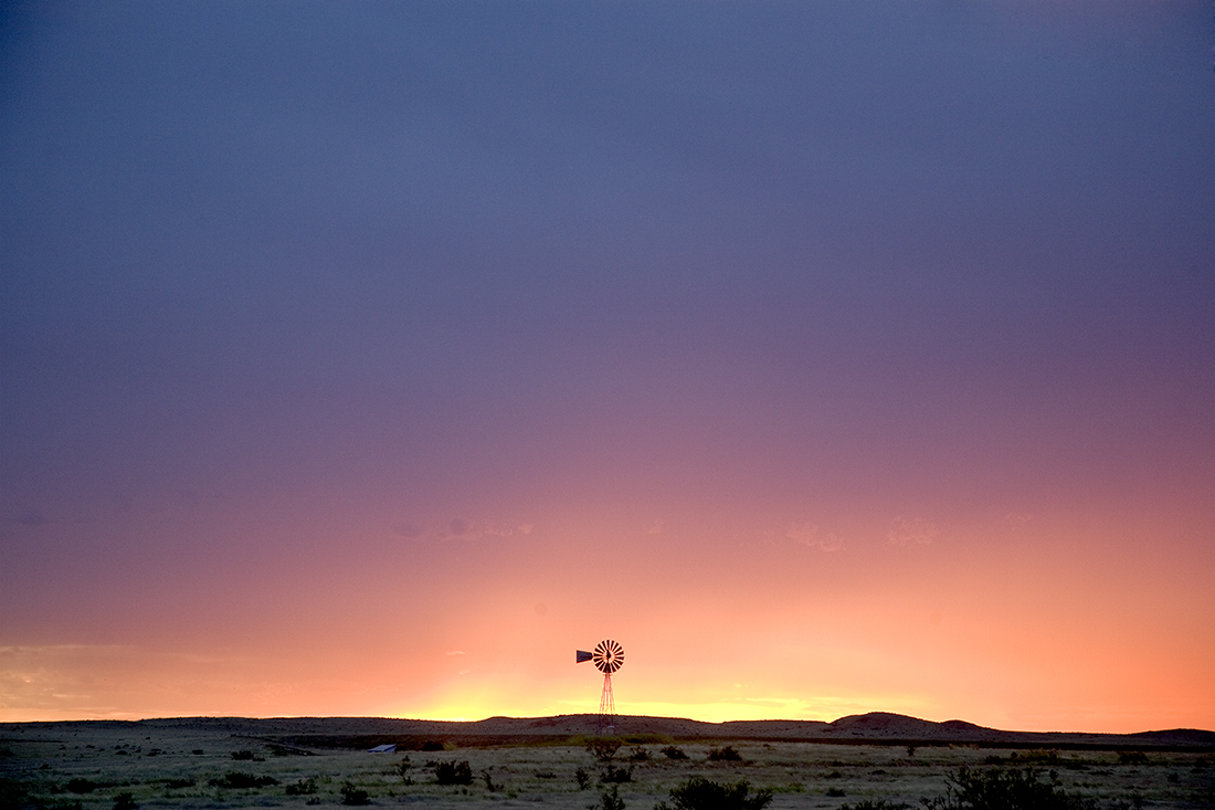 Windmill Sunset