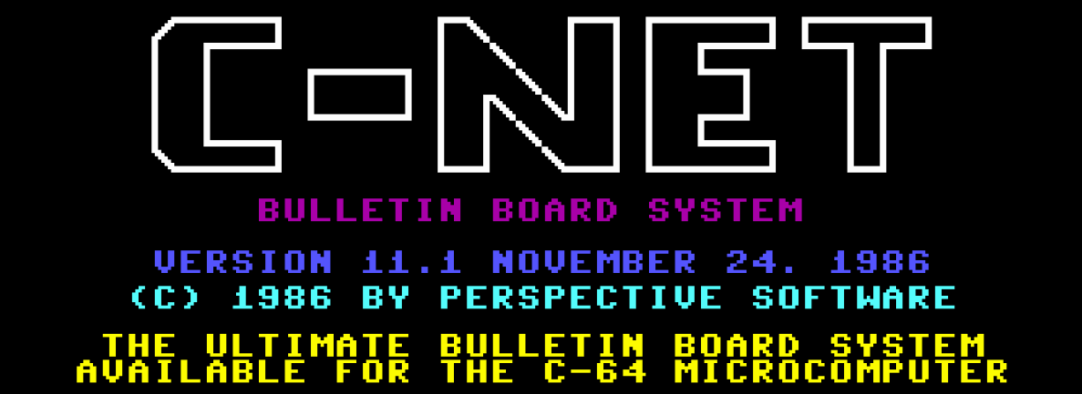 CNet BBS software (credit: http://www.zimmers.net/bbs )