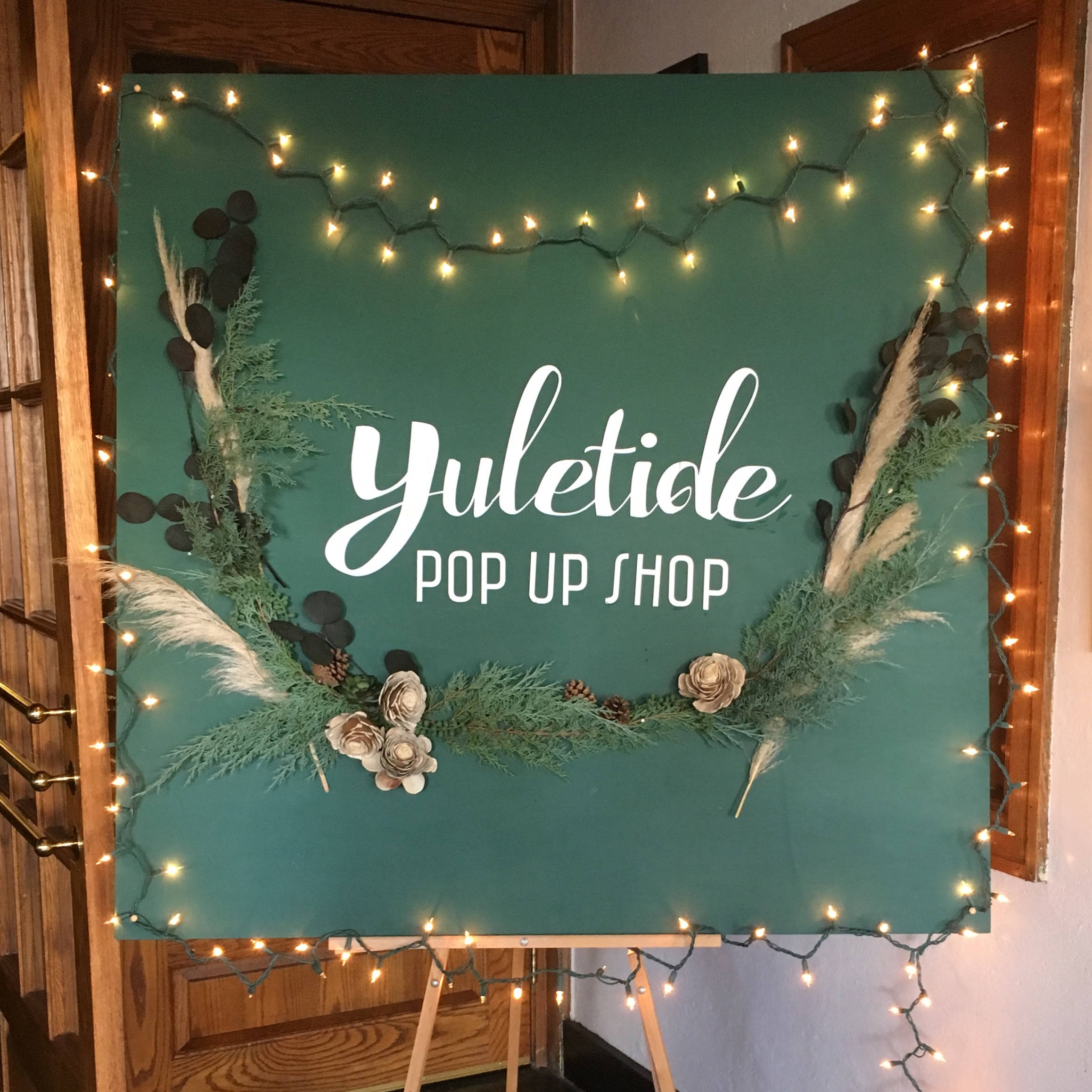 We had so much fun at the Yuletide Pop Up Shop held at The New Southern Hotel today! How perfect is Lisa Garner's beautiful hand made sign!? Lisa's hand dyed selection of personal accessories are to dye for! Thank you so much to the team at Yuletide for making our community a destination this weekend! Going on November 26th and 27th!