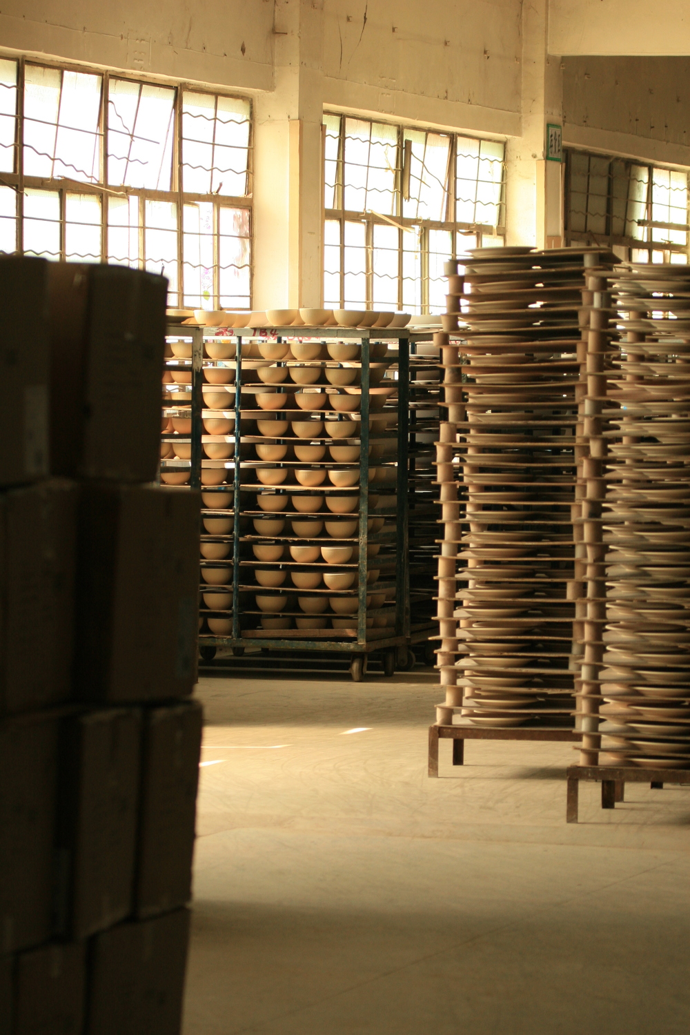Ceramic Factory in China where Alexandra was designing for Target Home