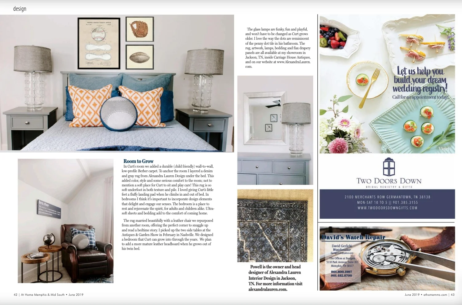 Alexandra Lauren Interior Design, Jackson TN, Playroom.jpg
