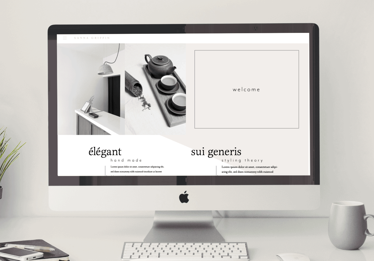 Xanna Griffin - Web Layout