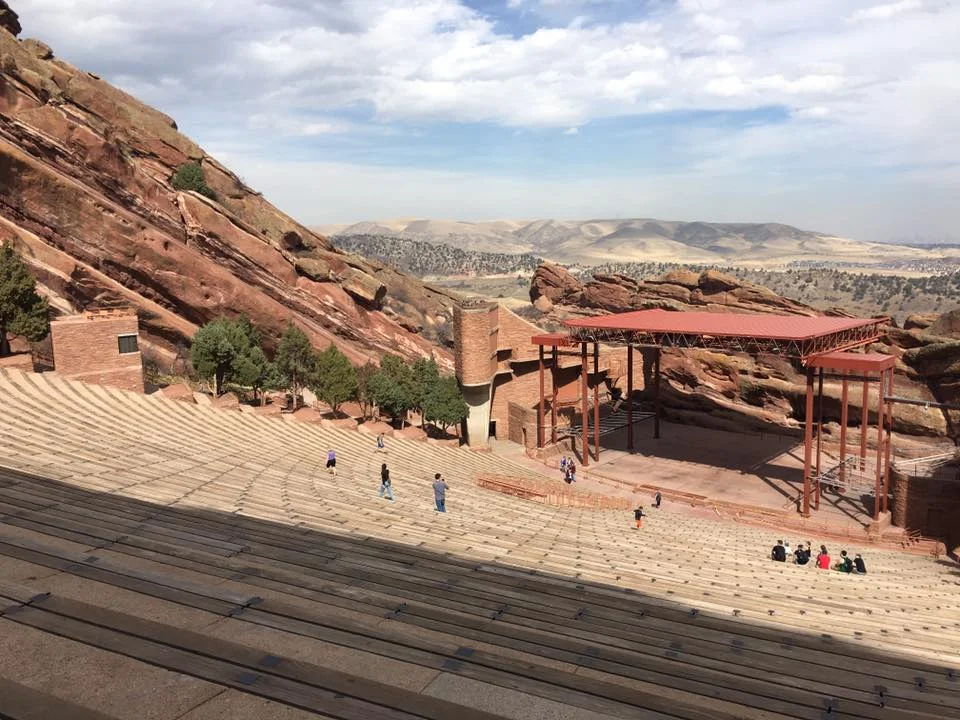 View of the Amphitheater at Red Rocks.