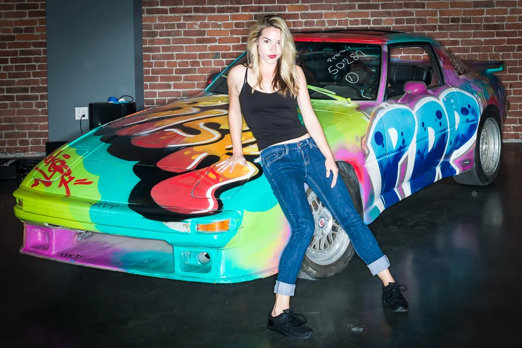 Camryn solo on car Crash Dance.JPG