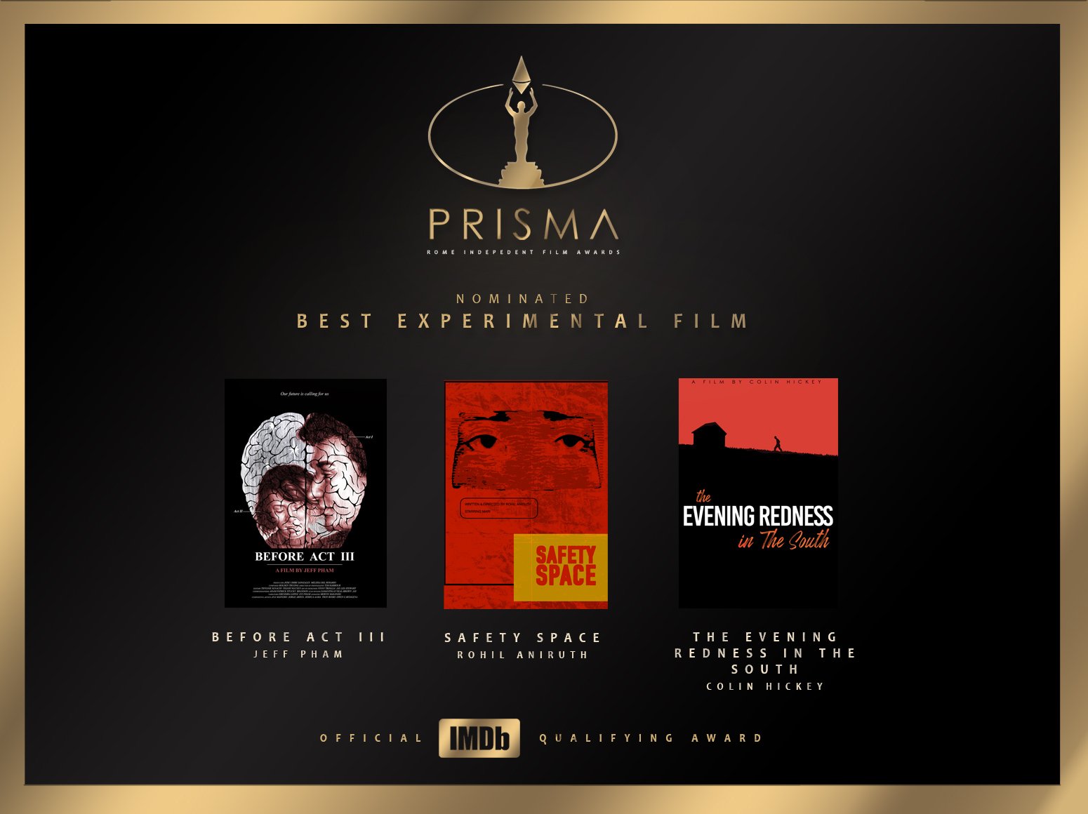 Rohil Aniruth - Prisma - Nomination - Best Experimental Film Announcement.jpg