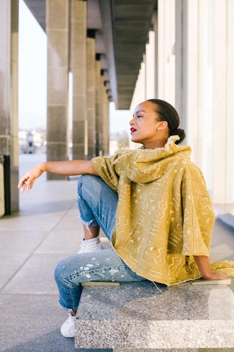nmc 101817 the tiny closet african mud cloth poncho curry yellow and white fall looks-2.jpg