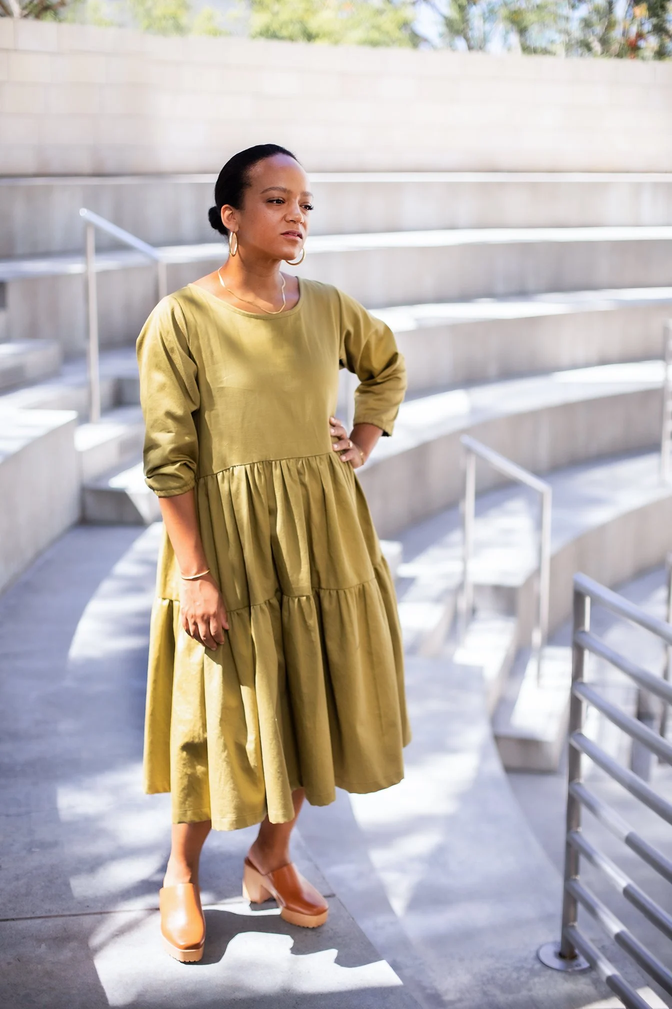 The Florist Cotton Sateen Dress — THE 