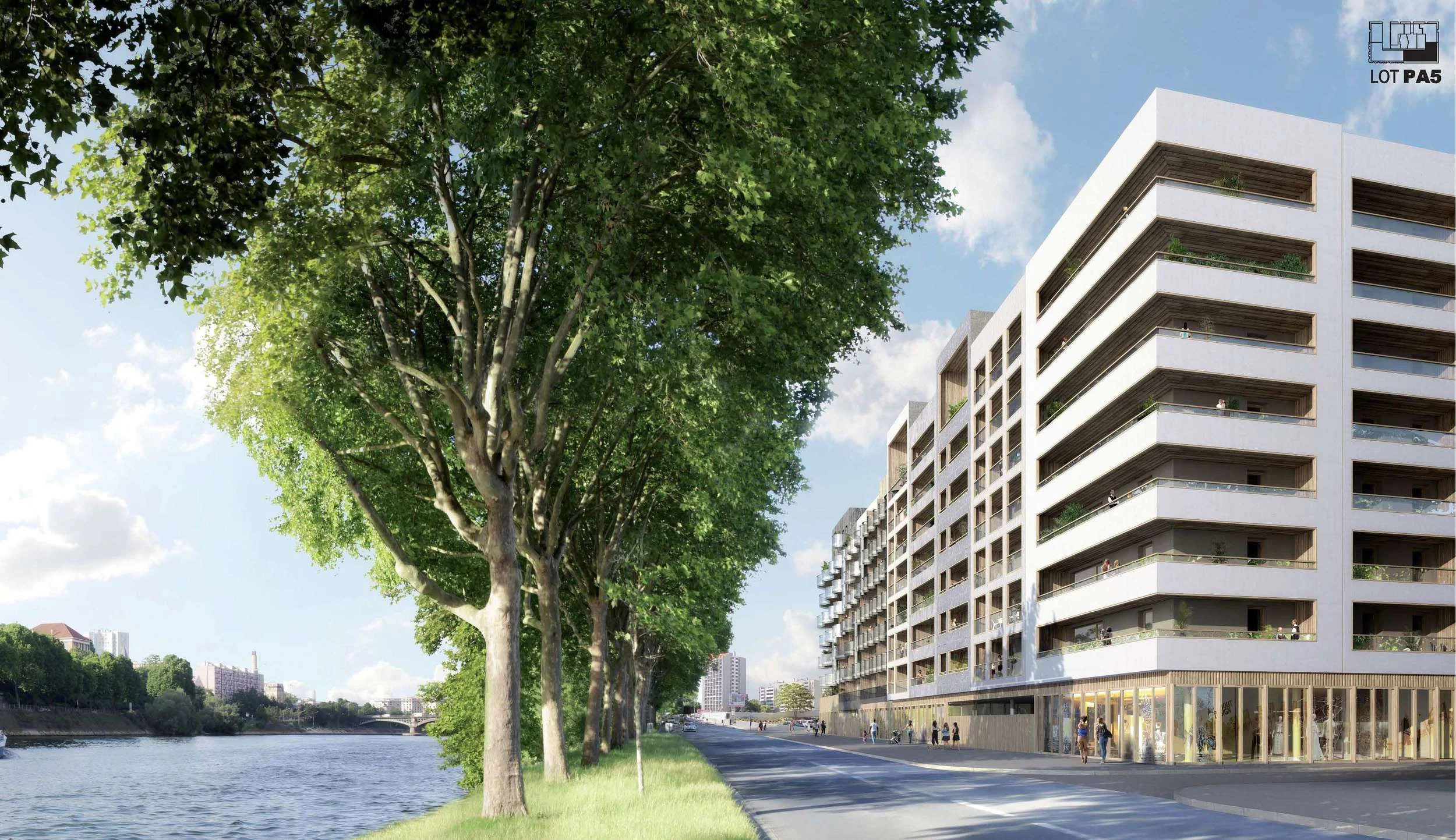 Logements et commerces