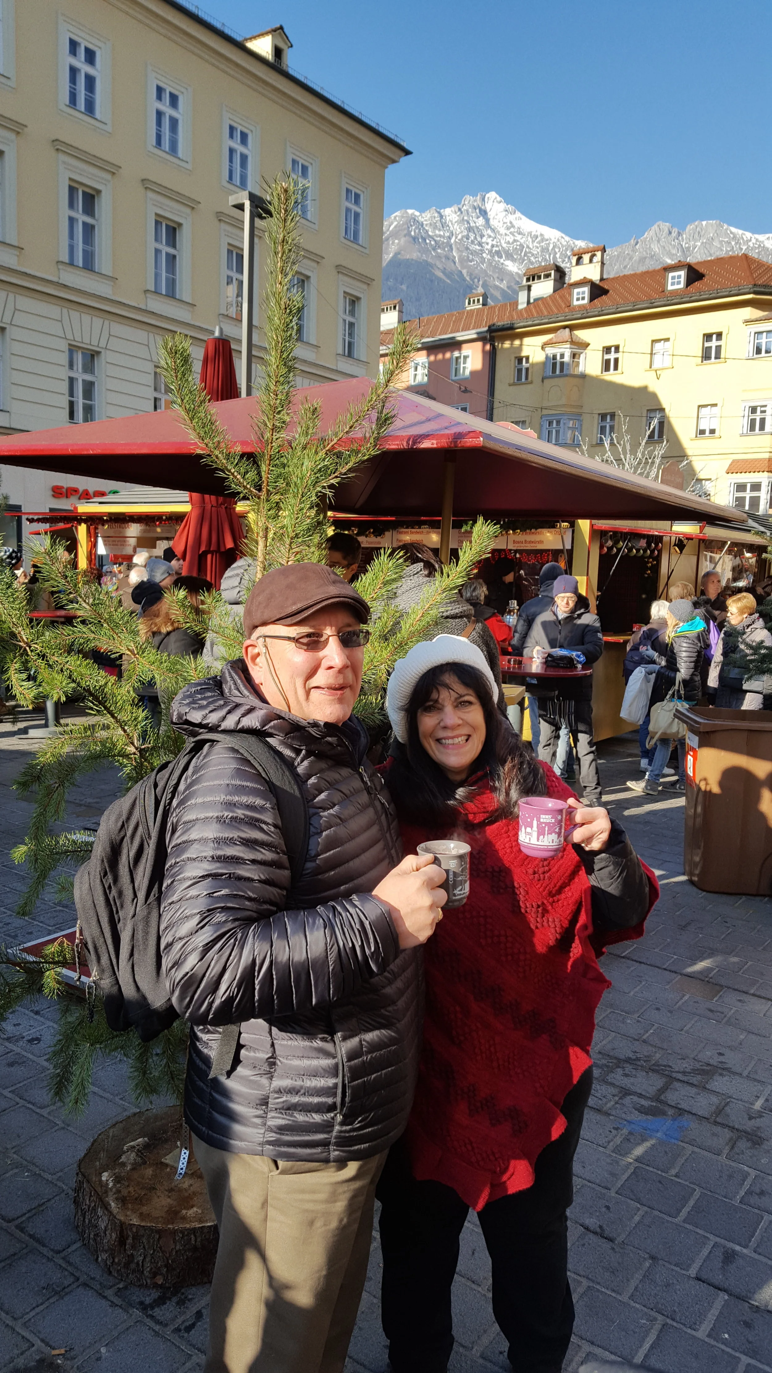 Glühwein in the Sun!