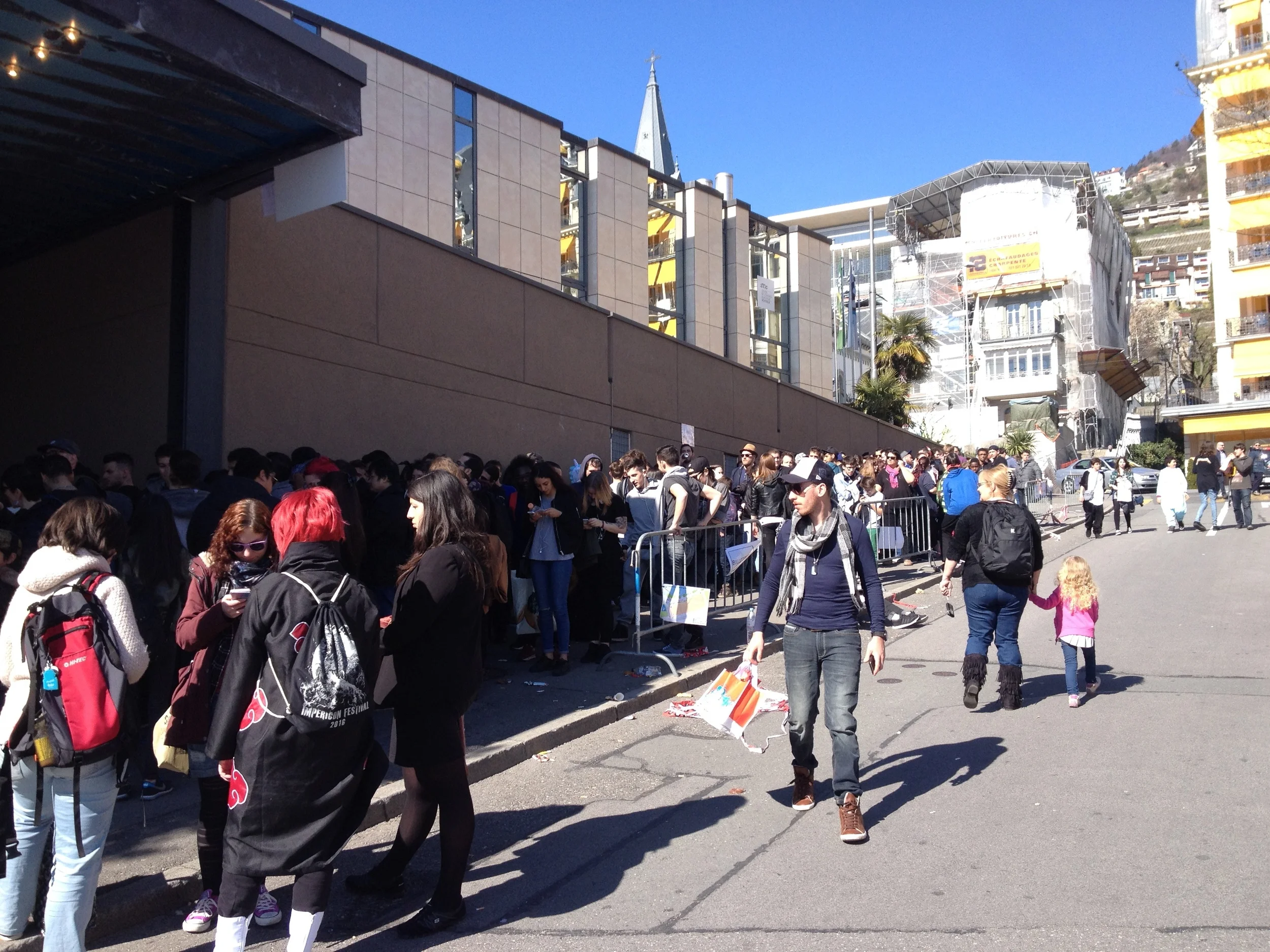 J'ai dû jouer des coudes...