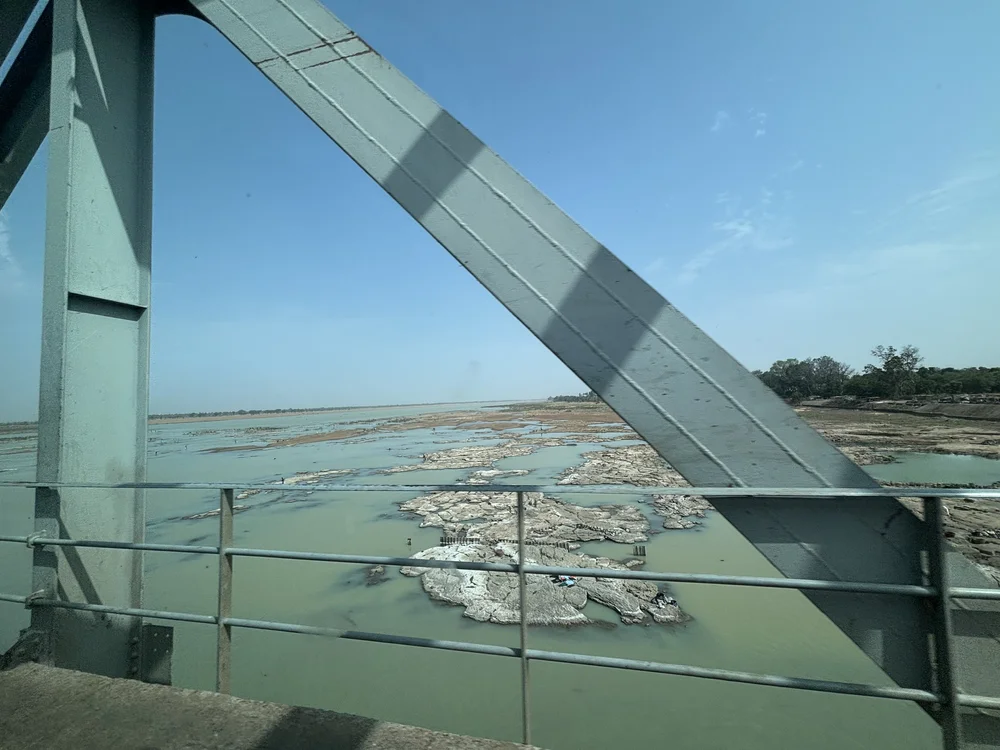 Le Niger, depuis le pont du barrage hydraulique de Markala. Photo: c.lovey