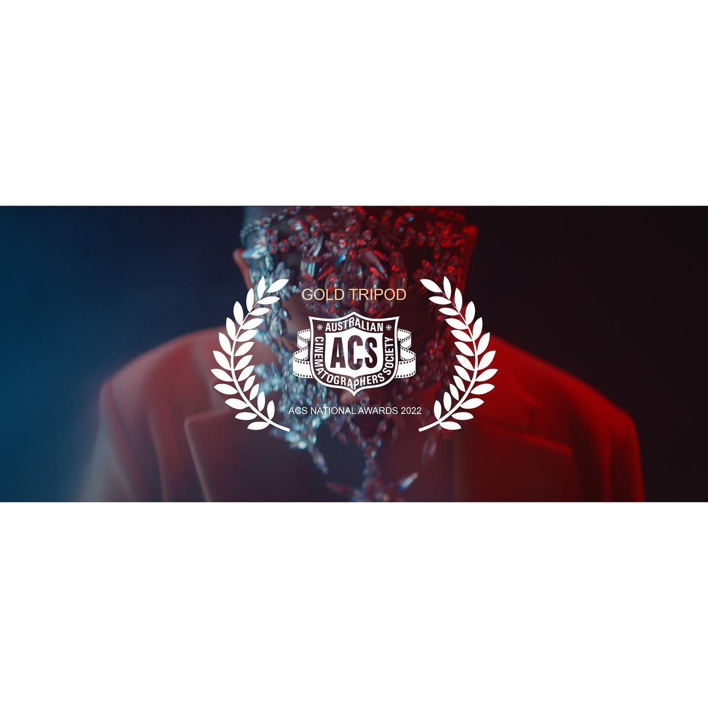 In a bit of shock and extremely proud to receive both a Gold Tripod and an Award of Distinction for Cinematography at the National ACS Awards. 

Gold Tripod - Myth
Award of Distinction - Asics &lsquo;Be Moved&rsquo;

A big thanks to the friends and c