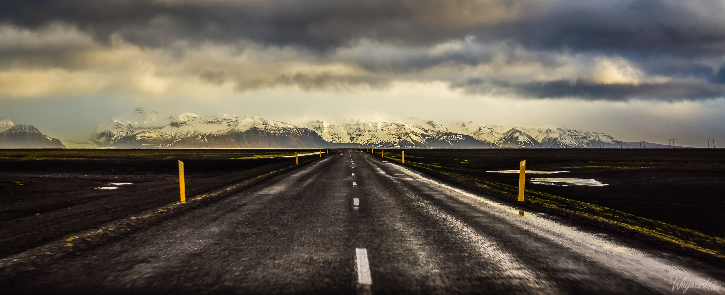 Road, Route 1, Iceland, Mountains, Dark Sky, The Wayward Post