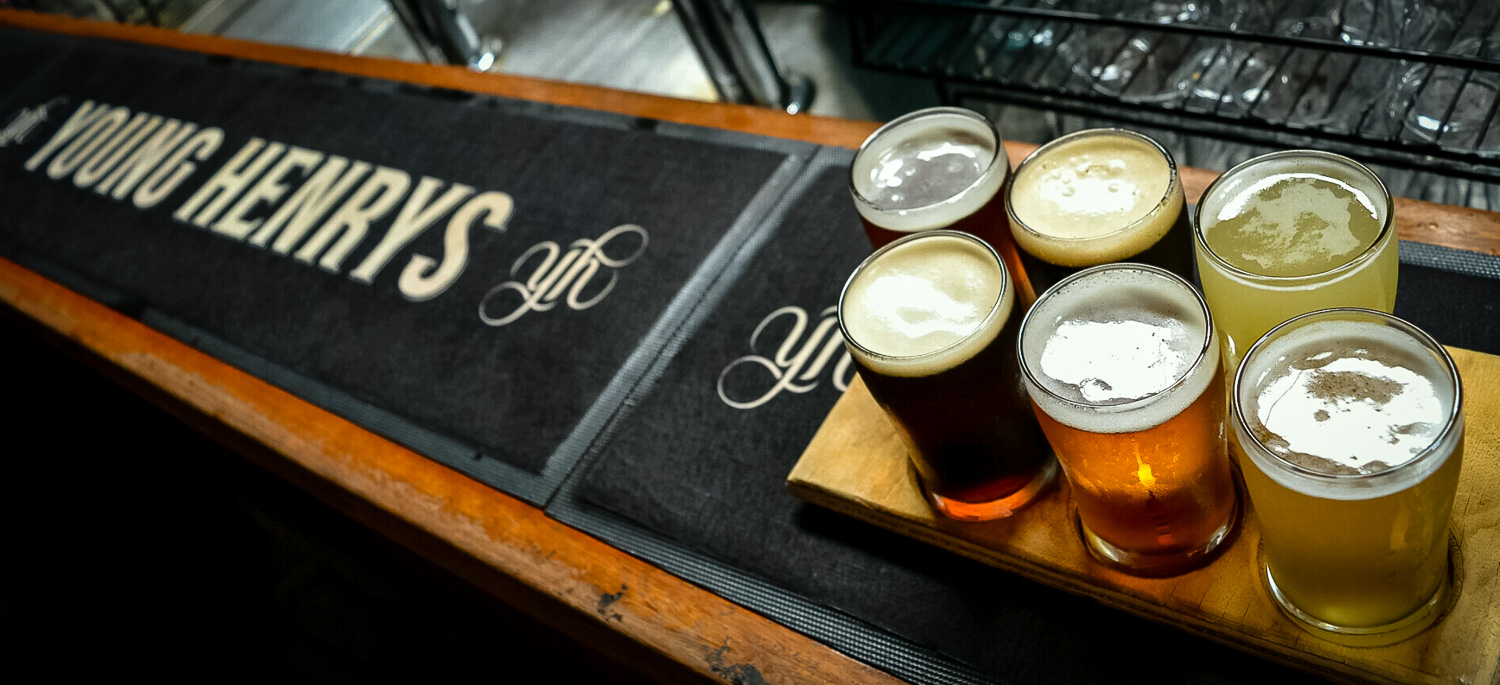 6 Pints at Young Henrys, Sydney. Photo by Julia Reynolds.