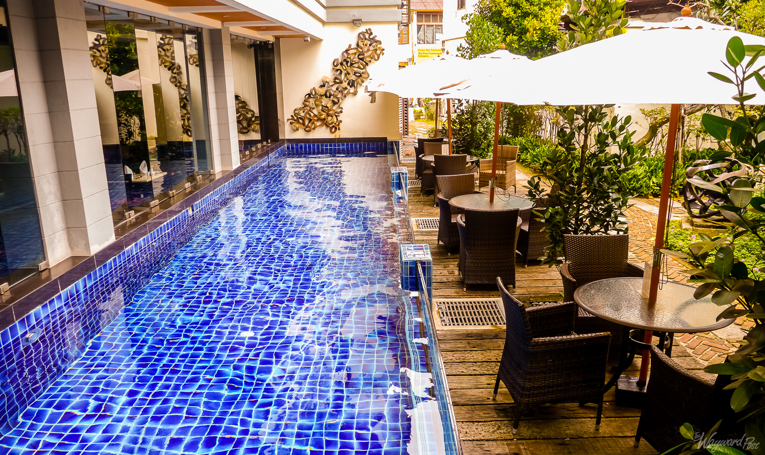 Hotel Penaga's saltwater pool, George Town, Malaysia. Photo by Johanna Read TravelEater.net