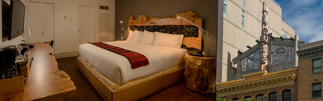 Skwachàys Lodge Aboriginal Hotel and Gallery.