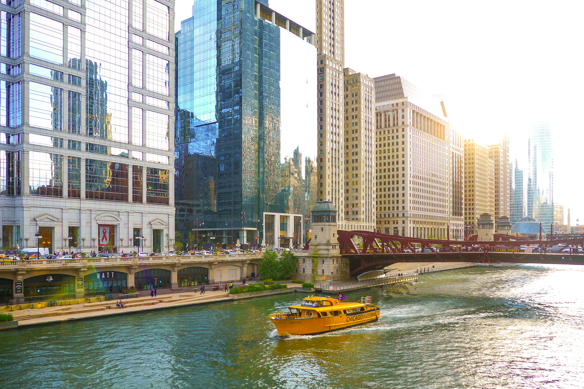 Chicago water taxi. Photo by Johanna Read TravelEater.net