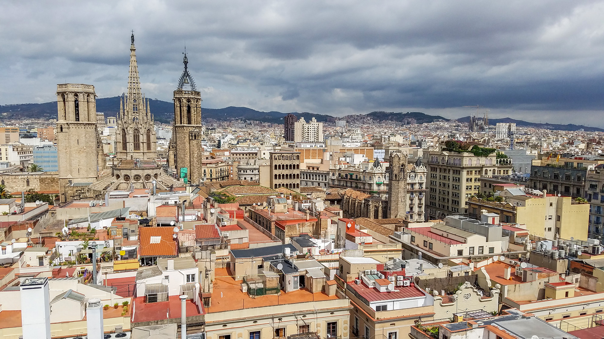 4. View of Barcelona city from rooftop of Just i Pastor - Photo by Shelley Treadaway
