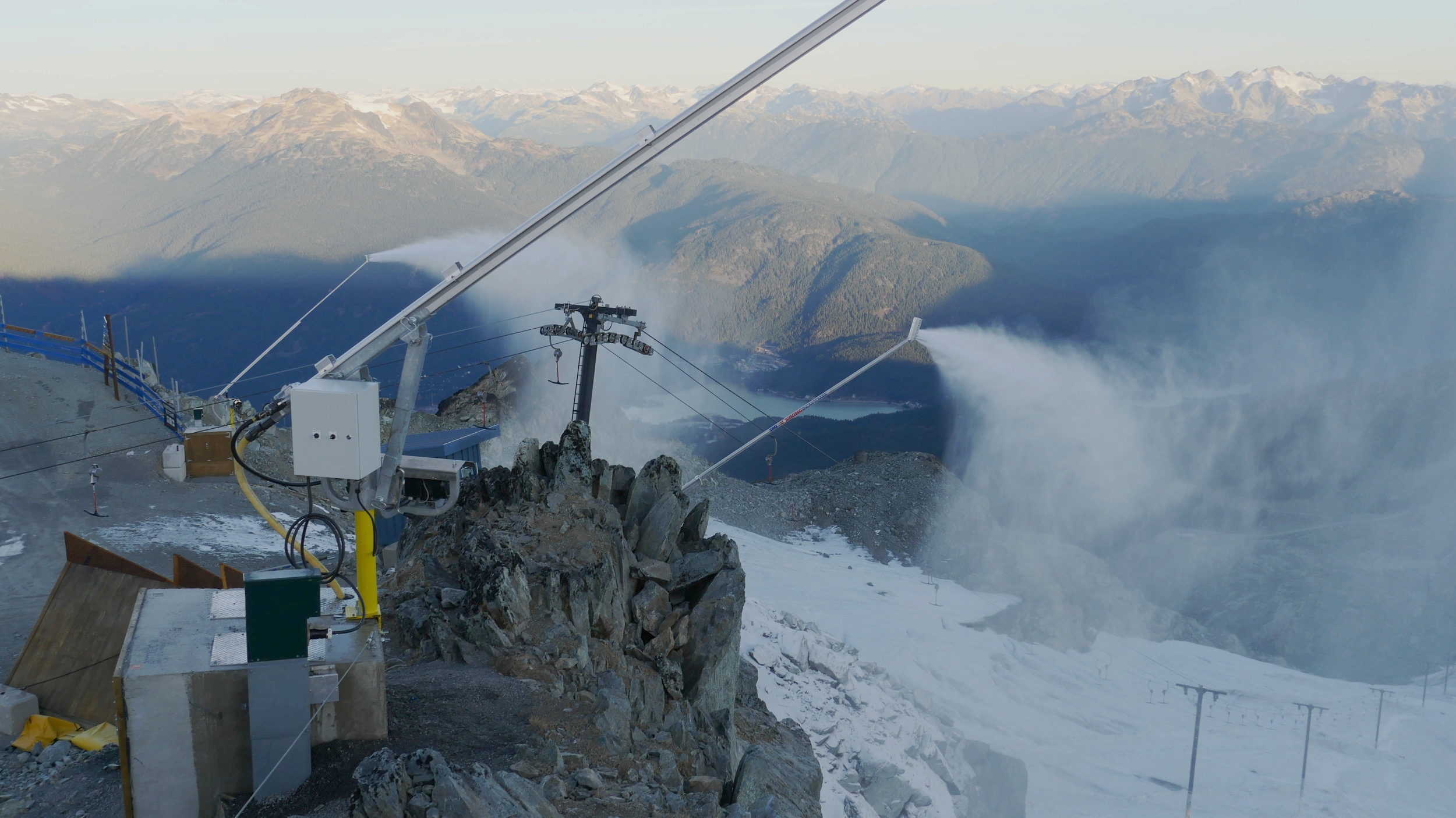 4 Whistler Blackcomb's snowmaking pilot project to try to curb the recession of the Horstman Glacier