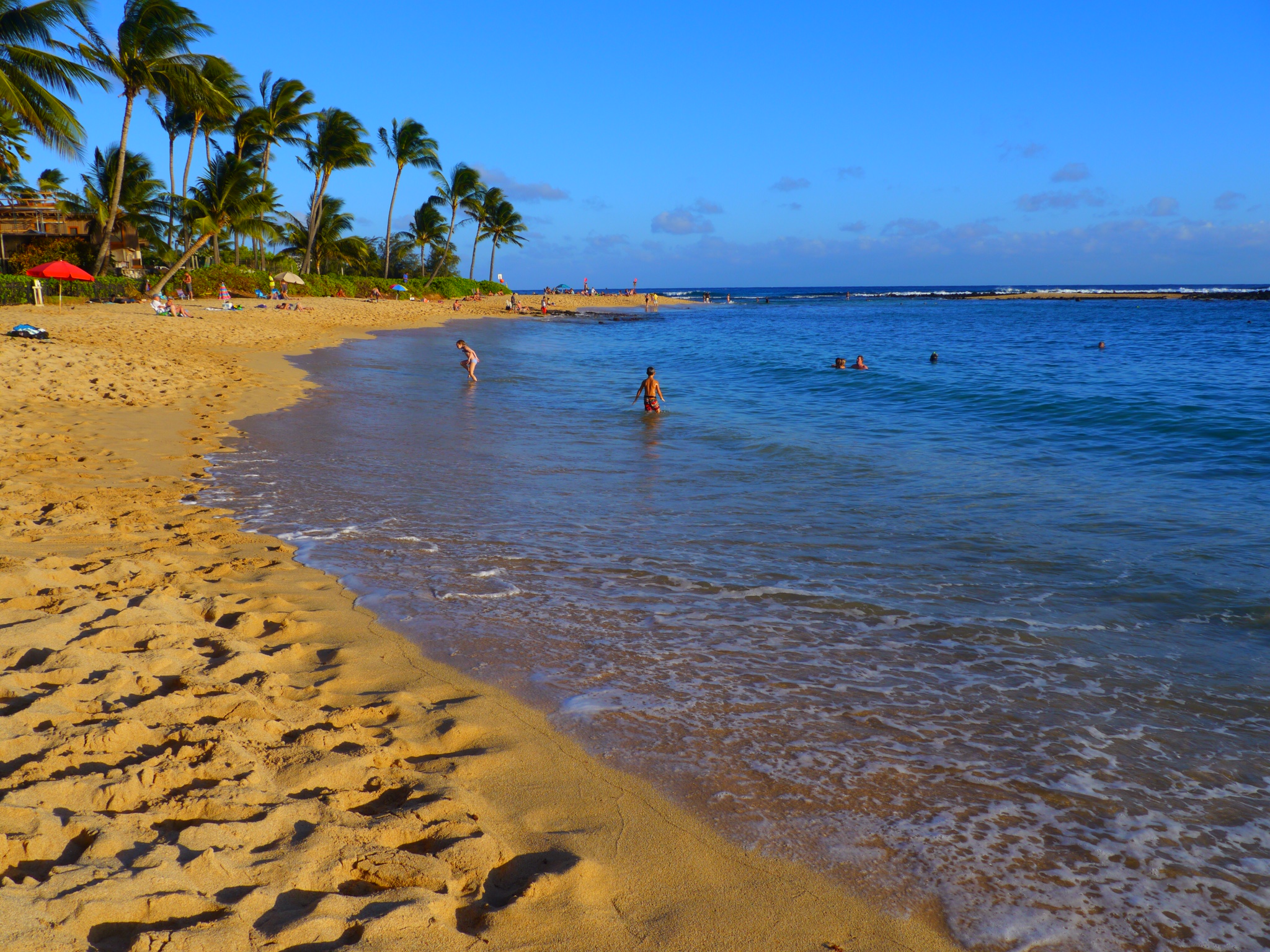 Poipu Beach on Kauai's south shore. Photo by Johanna Read TravelEater.net.JPG