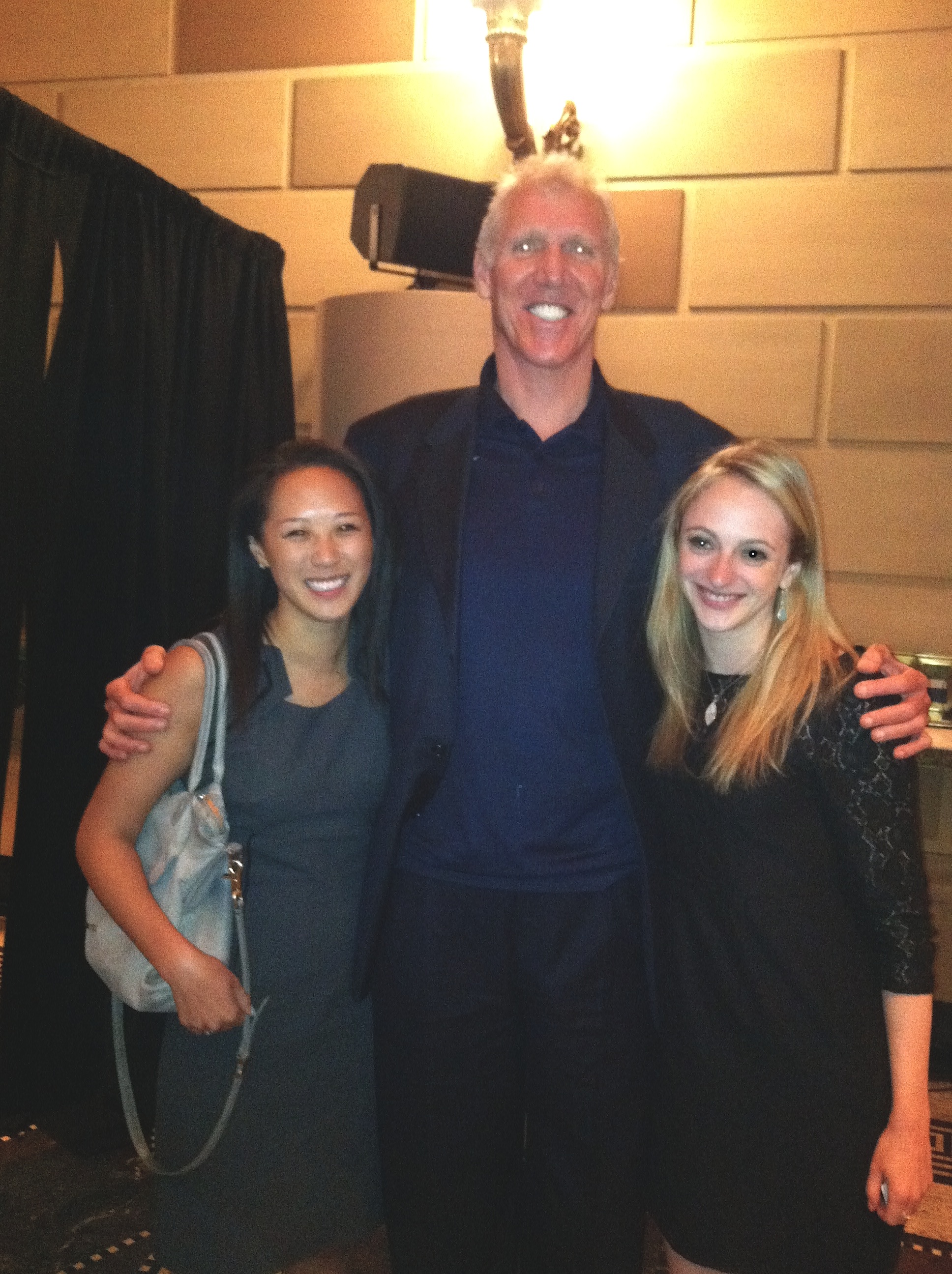 Jill and me with our pal Bill Walton...