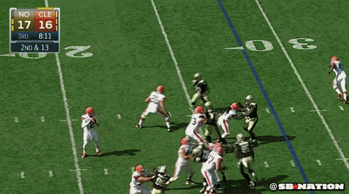 This is an incomplete pass, because he drops the ball and goes out of bounds before he gets control of the football.