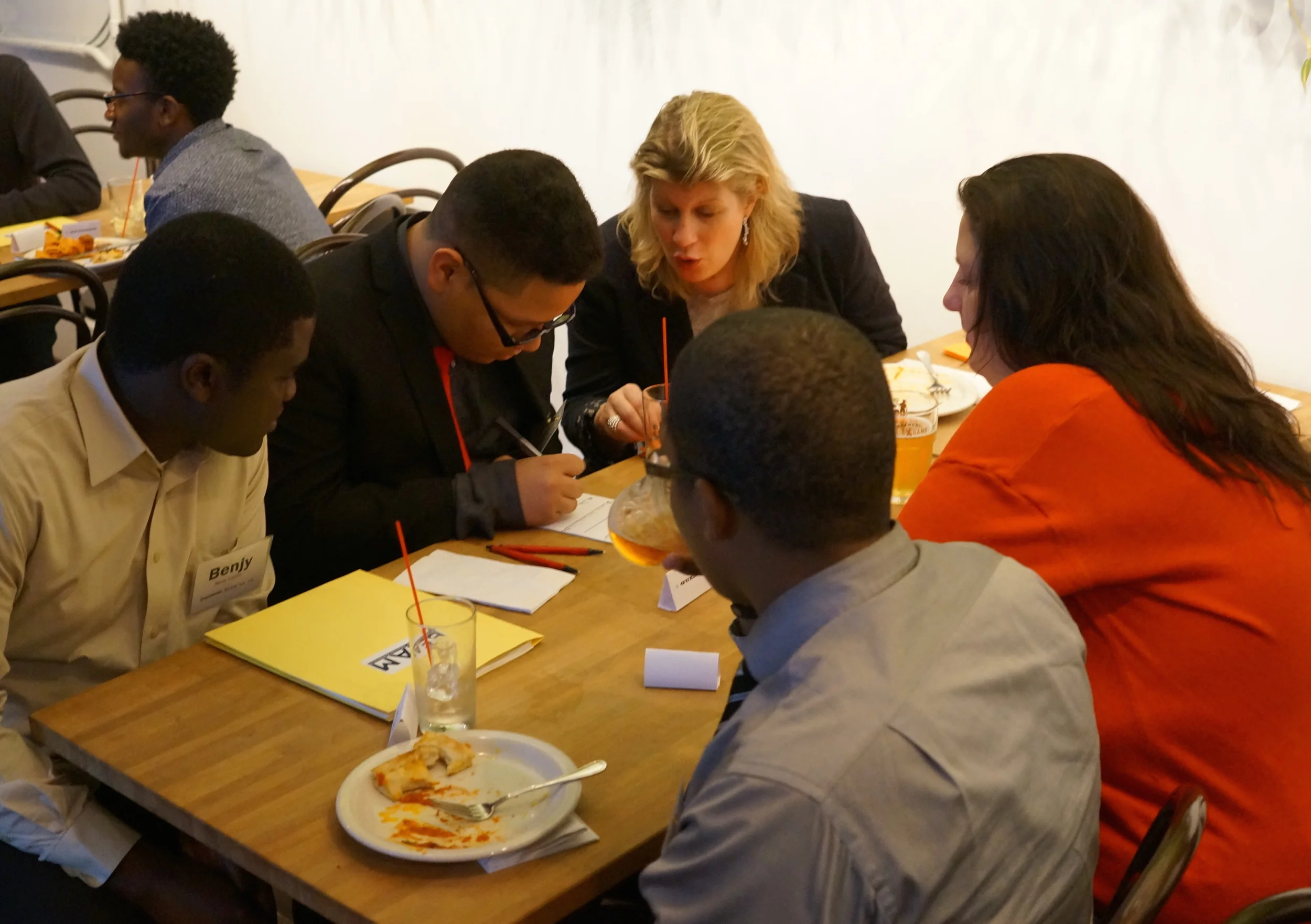 Trivia Night with Supporters, Students, and Staff