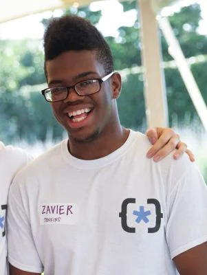 Zavier at All Star Code, 2015. 