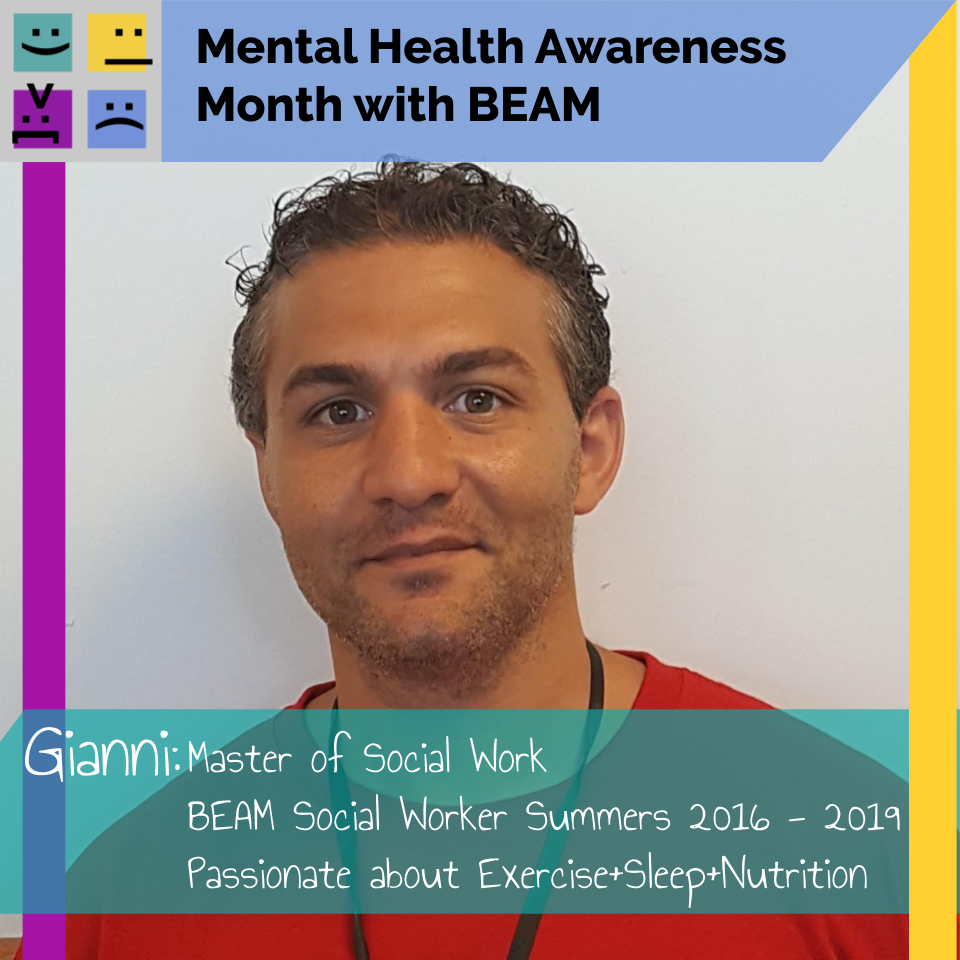 Click to watch Gianni talk about the connection between physical and mental health.