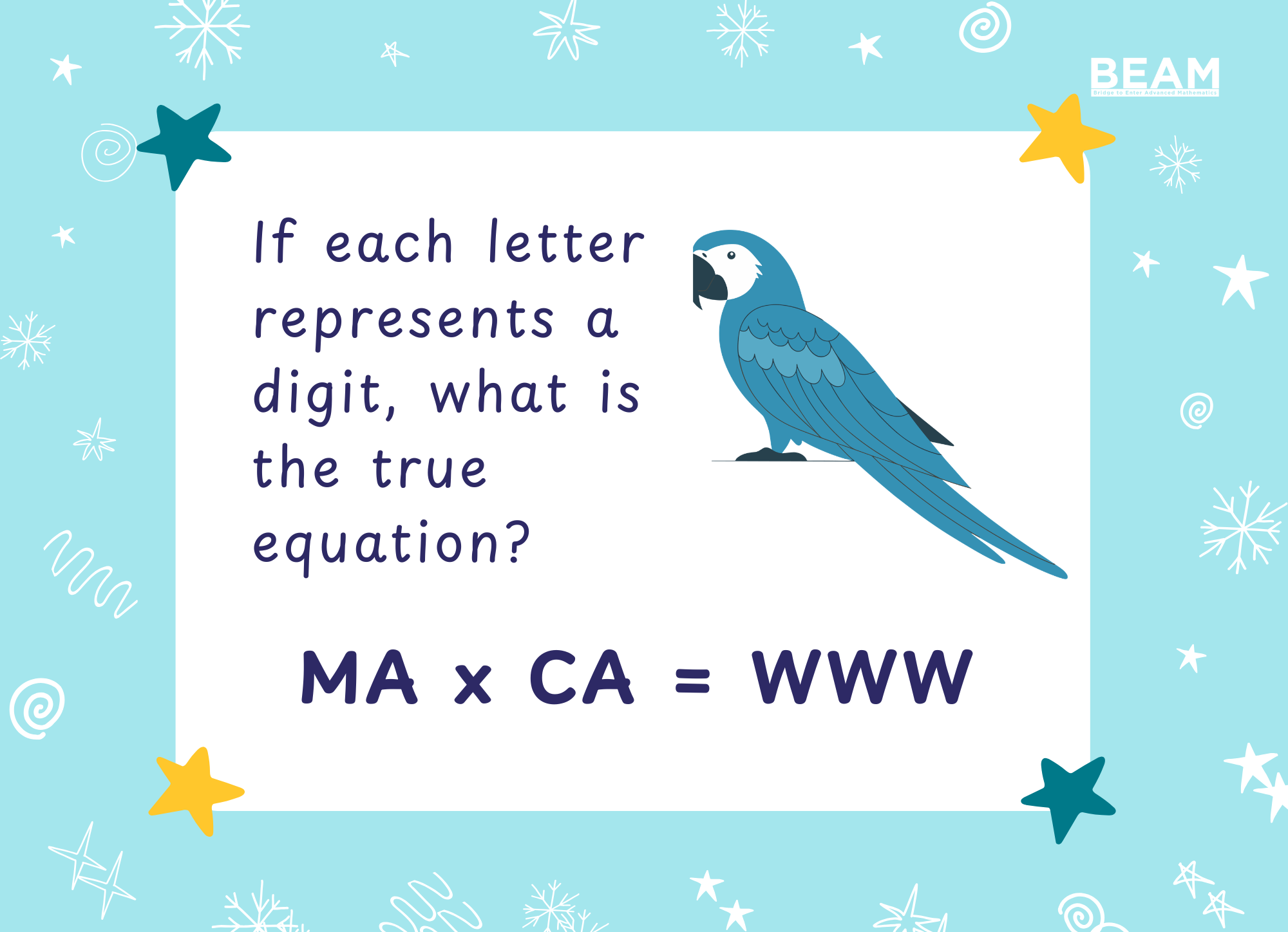 Holiday Card Problem + Answers!