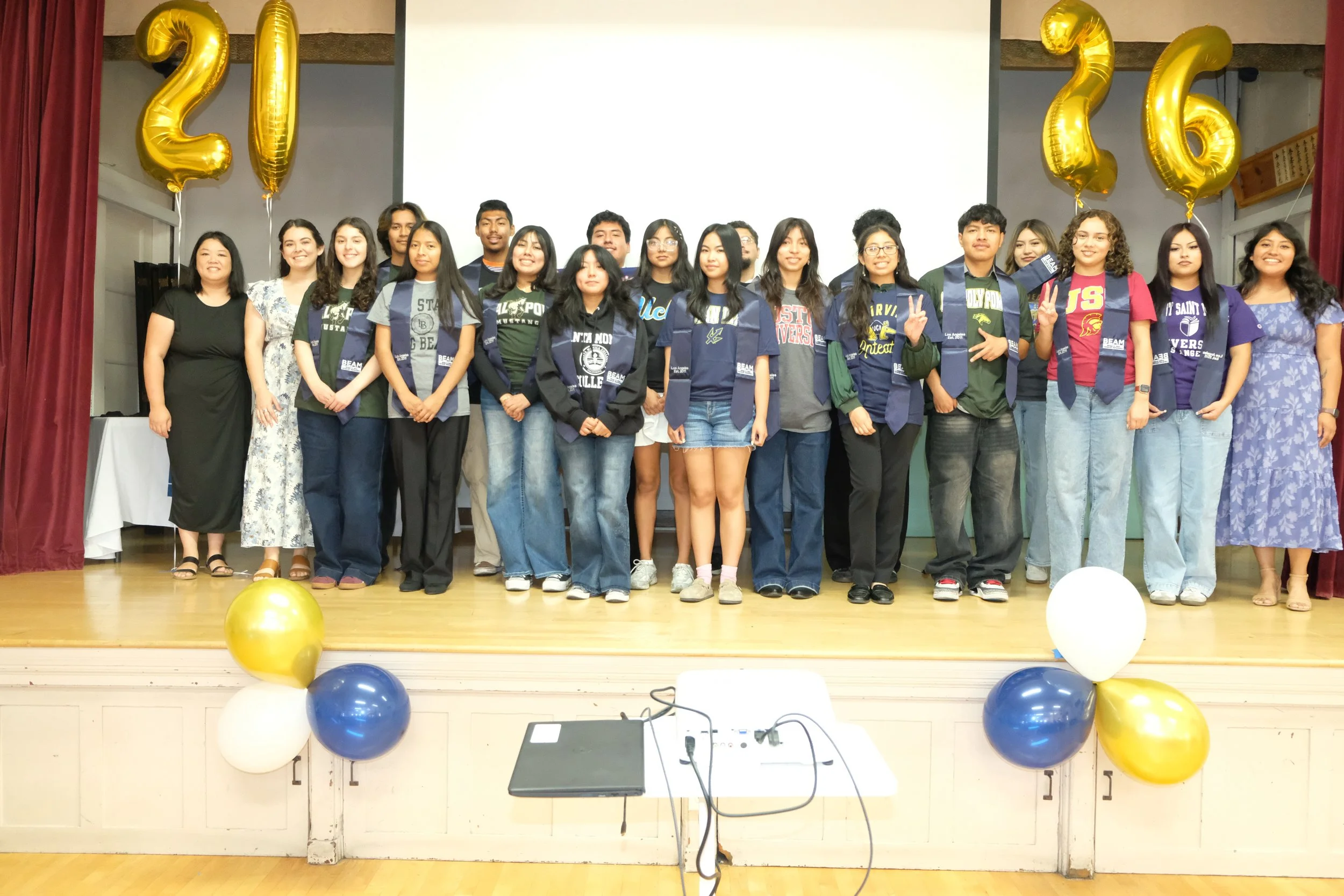  LA high school seniors celebrate their graduation from high school and Saturday classes! 