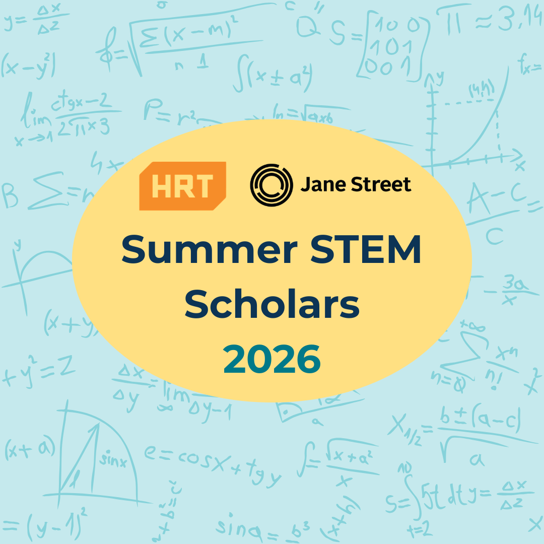 Meet The 2026 Jane Street and Hudson River Trading Summer STEM Scholars!
