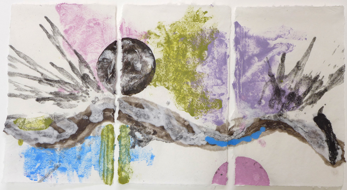 pulp painting, Lea Ratzmann, Spring 2014