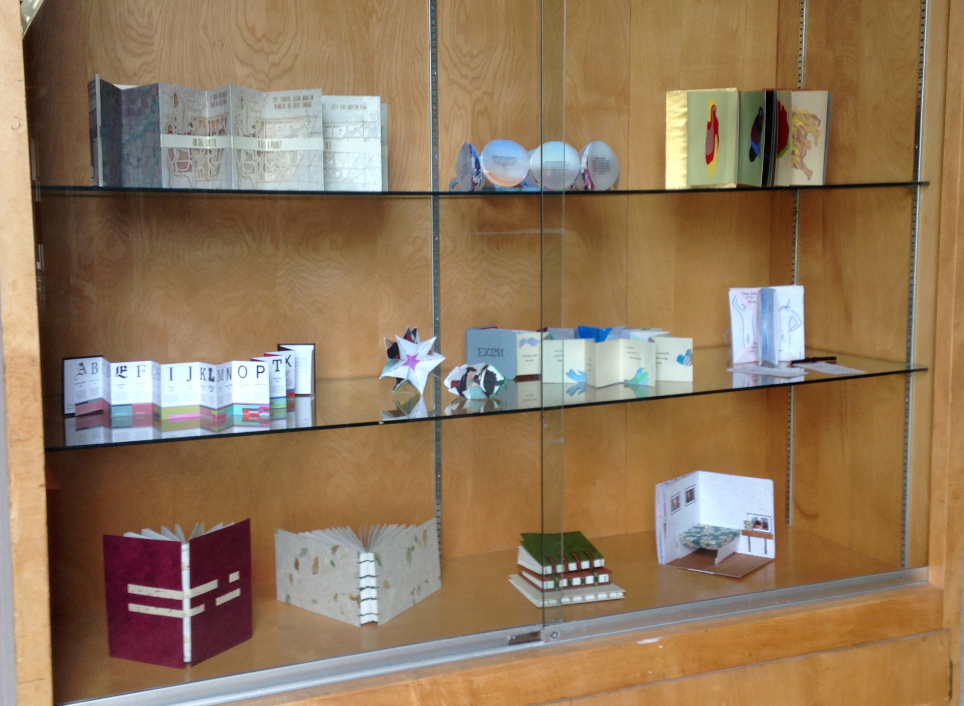 Spring 2015 Artists Books on show