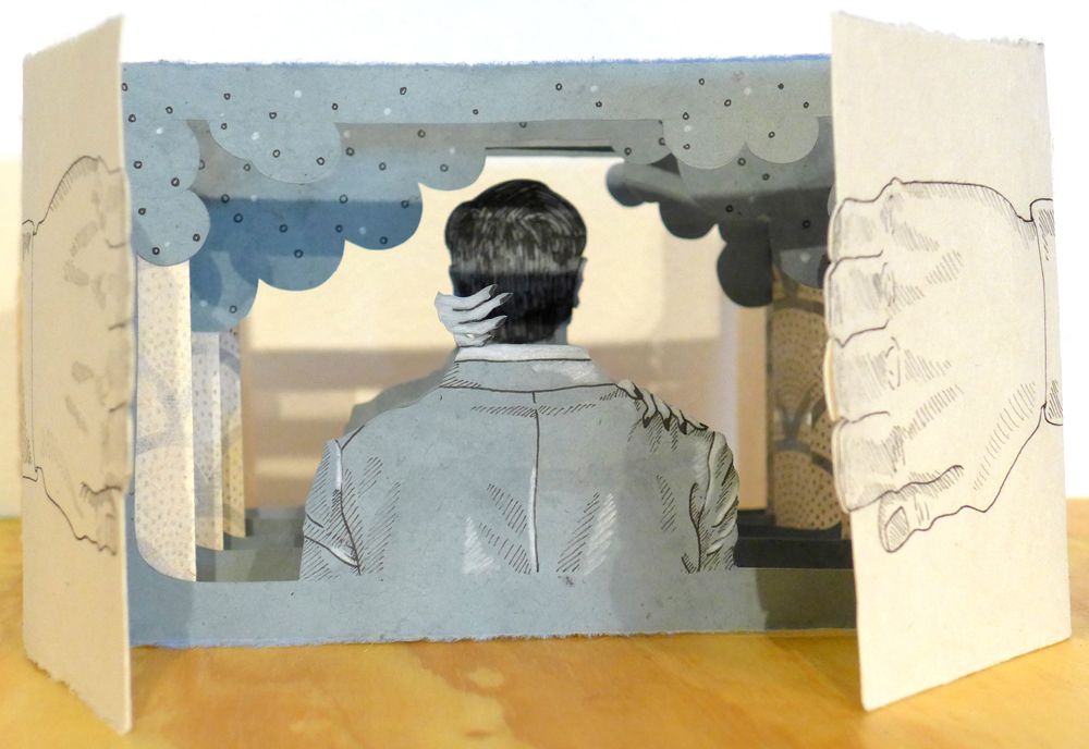 tunnel book, Ariel Wood, Spring 2015