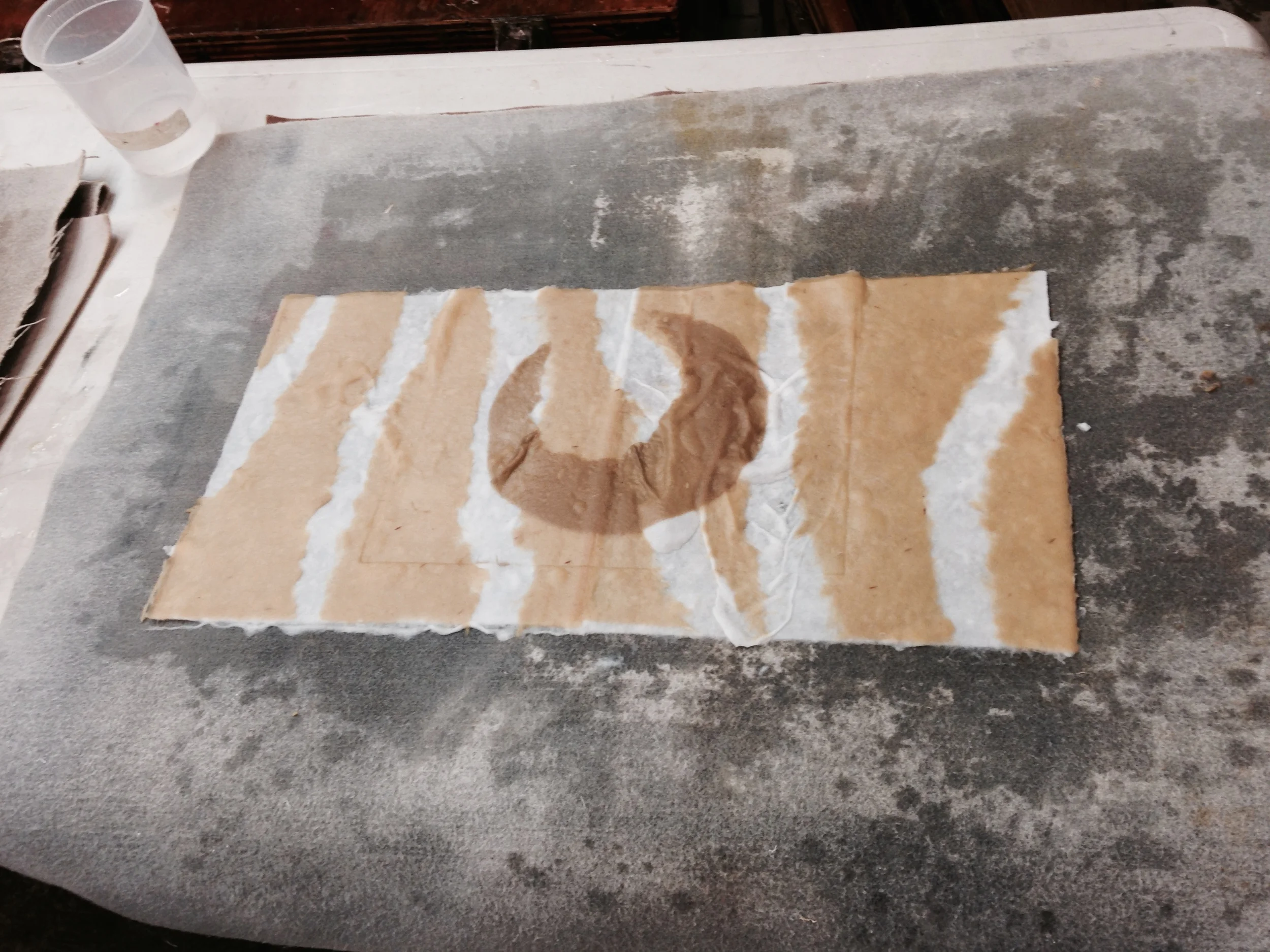 Renee's impressive work using cotton, rye and cattail