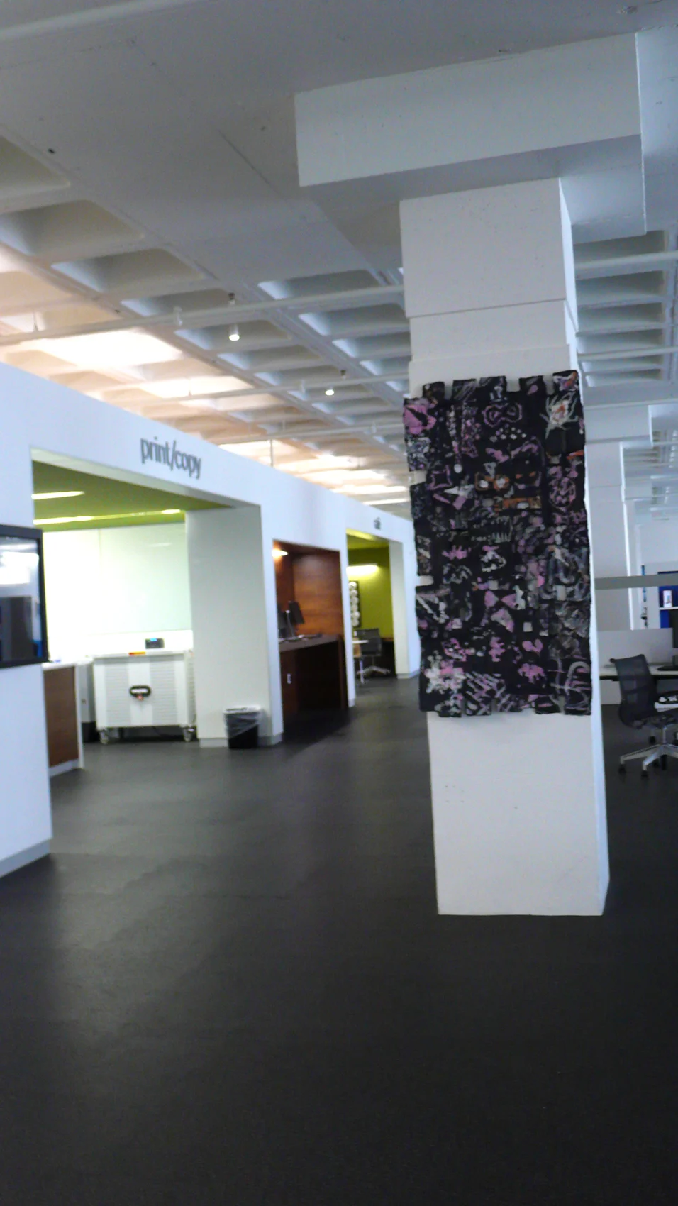 Community Shingle Wall on the 1st floor of the Library