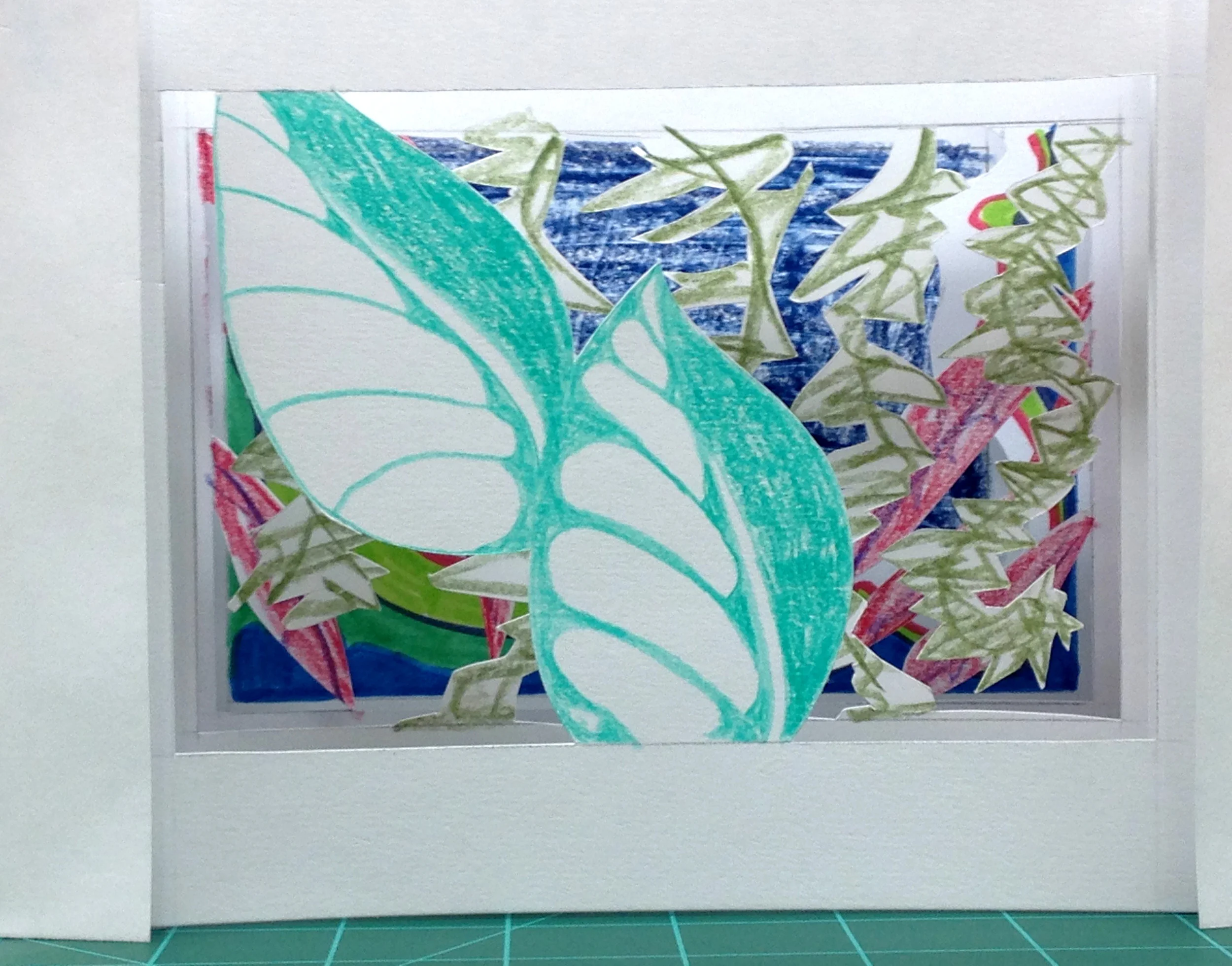 tunnel book, Spring 2016 student, Continuing Ed