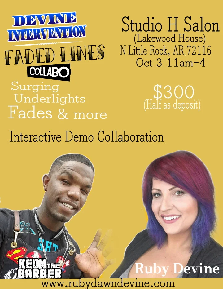 Devine Intervention / Faded Lines Collaboration - Little Rock, AR