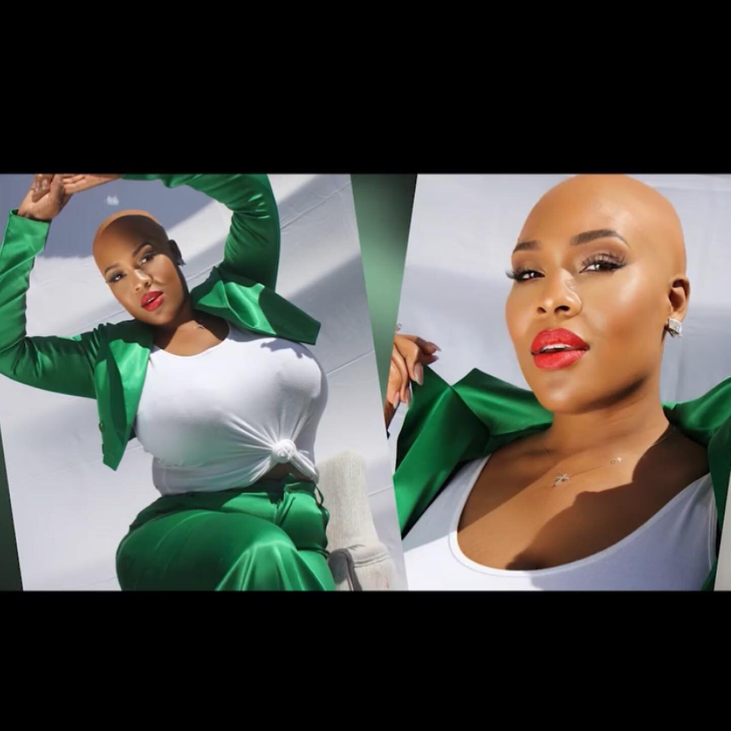 I believe I showed 🆙 for this #wig challenge 🤩 on ep. 2 of #Thickhouse ! ... what do you think? 🇳🇬 💚
Tag @danaigurira for my #lookinspiration 🖤🤩 
Styled by @sankaraxt  for @tsrthickhouse @theshaderoom @facebookwatch @wetheculture 
💚🤍💚🤍💚🤍