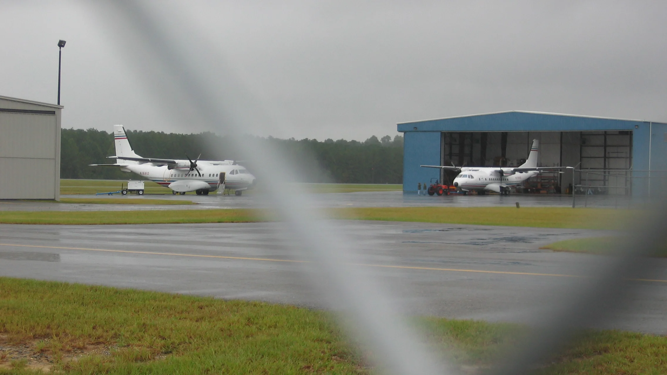 n168d and n196d, photographed at the johnston county airport on September 7th, 2007