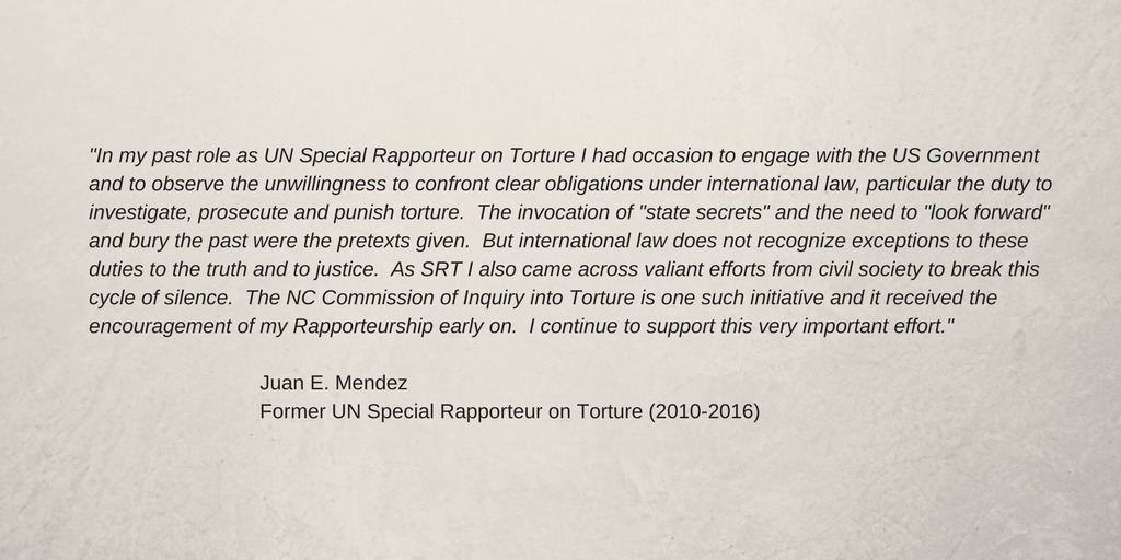 -In my past role as UN Special Rapporteur on Torture I had occasion to engage with the US Government and to observe the unwillingness to confront clear obligations under international law, particular the duty to inve.png
