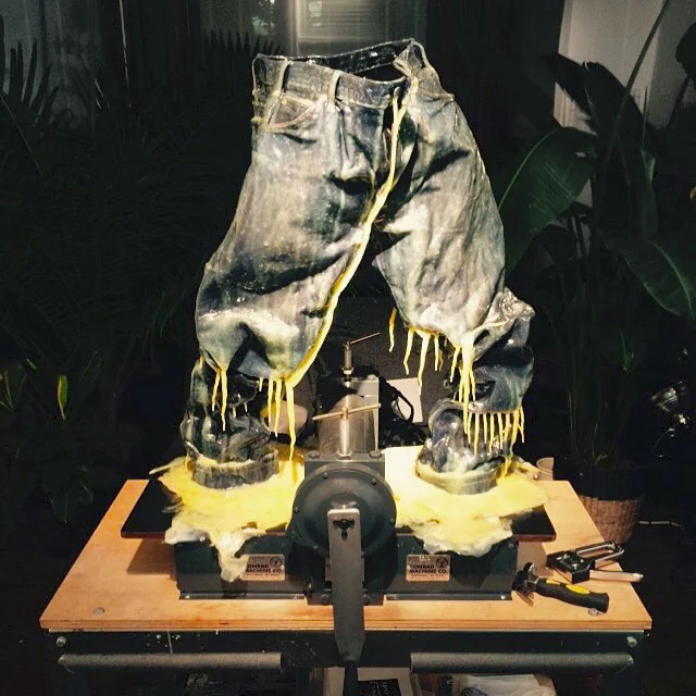 Poly Pants, work in progress, At Gesamtkunst Werkshop , for Addicted to Method