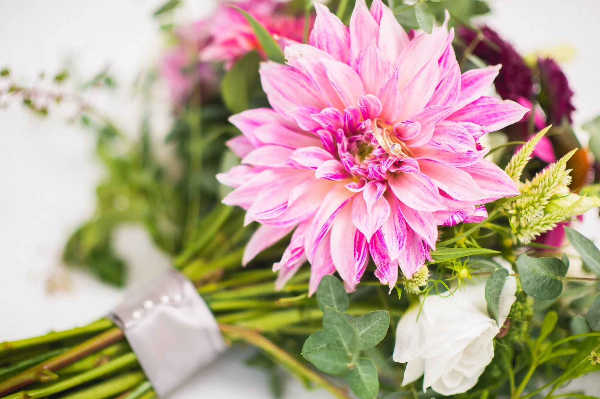Color Fields Bouquet Photo: Kissick Weddings